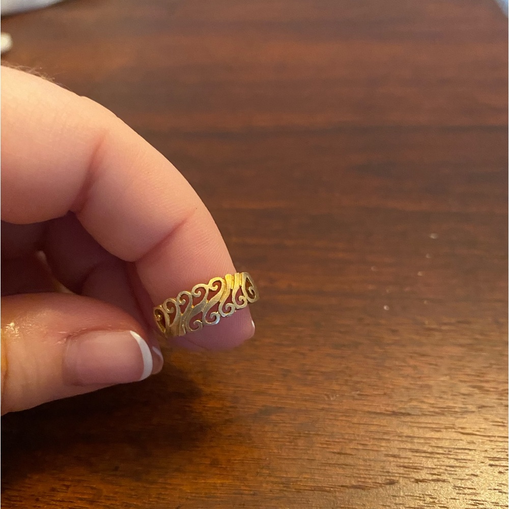 925 silver vintage toe ring
